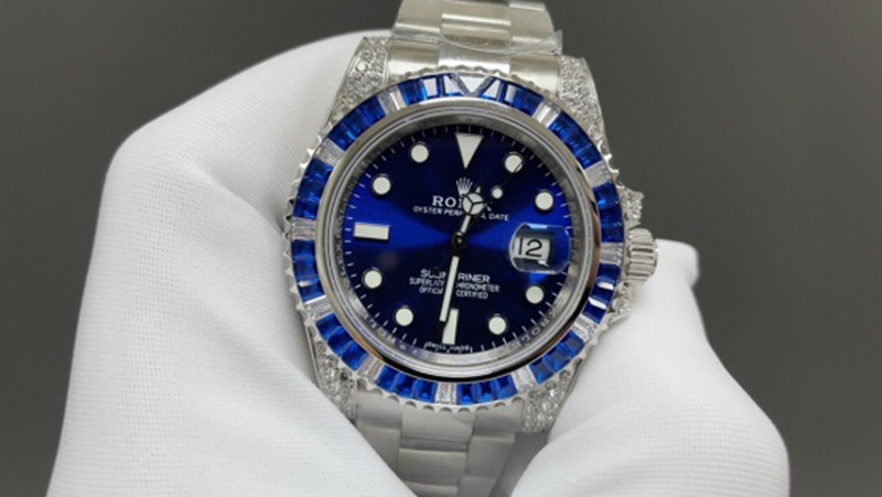 Best Edition with 3135 Automatic Movement Rolex Water Ghost Series 40mm Blue Watch